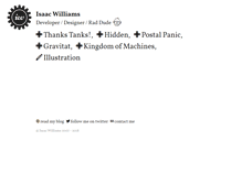 Tablet Screenshot of isaacwilliams.net